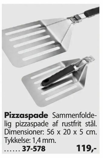 Biltema Pizzaspade tilbud