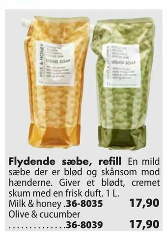 Flydende sæbe, refill
