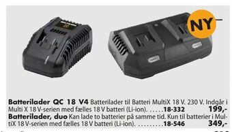 Biltema Batterilader, duo tilbud