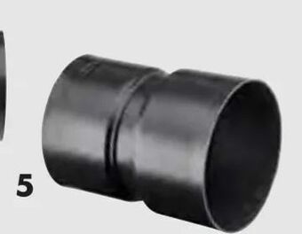 Biltema Overgang Ø100/110 mm, for tilslutning til 110 mm afløbsrør tilbud
