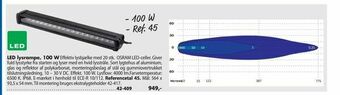 Biltema LED lysrampe, 100 W tilbud