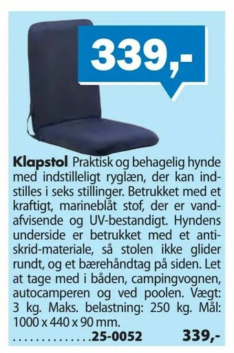 Klapstol