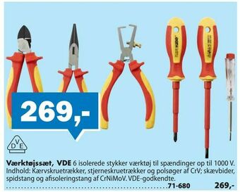 Biltema Værktøjssæt, VDE tilbud