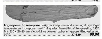 Biltema Lagenpose til sovepose tilbud