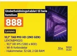 Power 10,1´´ tab m10 hd (2nd gen) tilbud