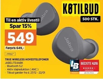 Power True wireless hovedtelefoner tilbud