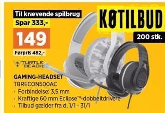 Power Gaming-headset tilbud