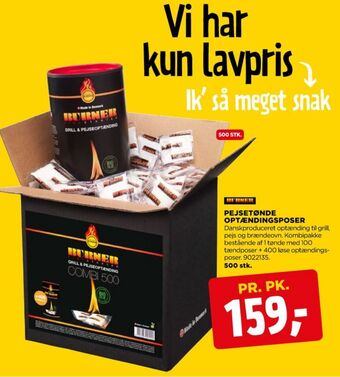 jem & fix Burner tændposer tilbud