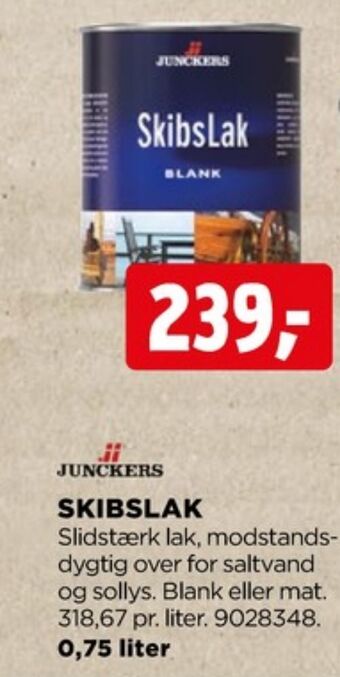 jem & fix Junckers skibslak tilbud
