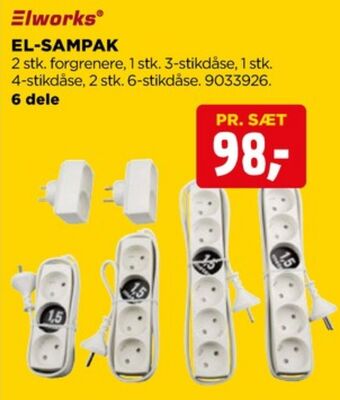 jem & fix Elworks stikdåse tilbud