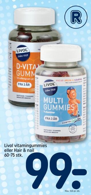 REMA 1000 Livol multi vitaminer tilbud