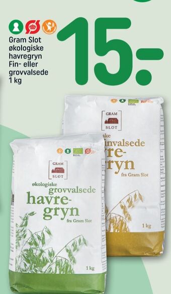 REMA 1000 Gram slot havregryn tilbud