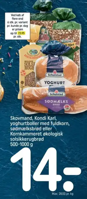 Skovmand rugbrød-skiver