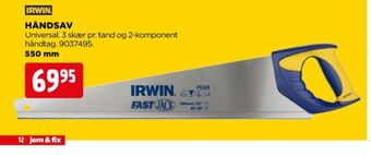 jem & fix Irwin håndsav tilbud