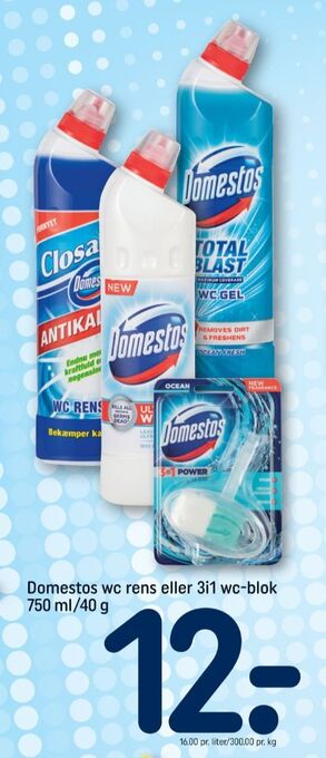 REMA 1000 Domestos wc-rens tilbud