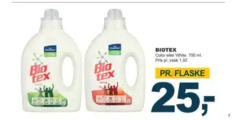 Let-Køb Biotex vaskemiddel-flydende tilbud