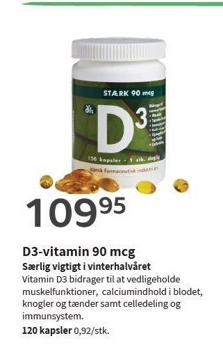 Helsam D3-vitamin tilbud