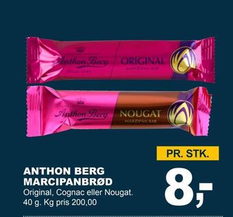 Let-Køb Anthon berg marcipanbrød tilbud