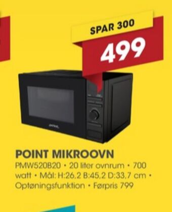 Punkt1 Point mikroovn tilbud