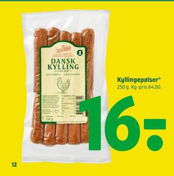 Kyllingepølser