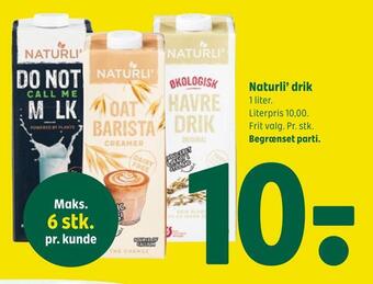 Coop 365 Naturli' drik tilbud