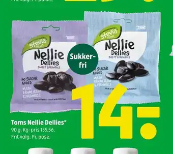 Coop 365 Toms nellie dellies tilbud