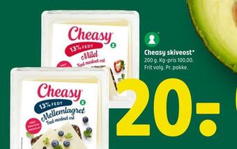 Coop 365 Cheasy skiveost tilbud