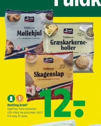 Coop 365 Hatting rundstykker tilbud