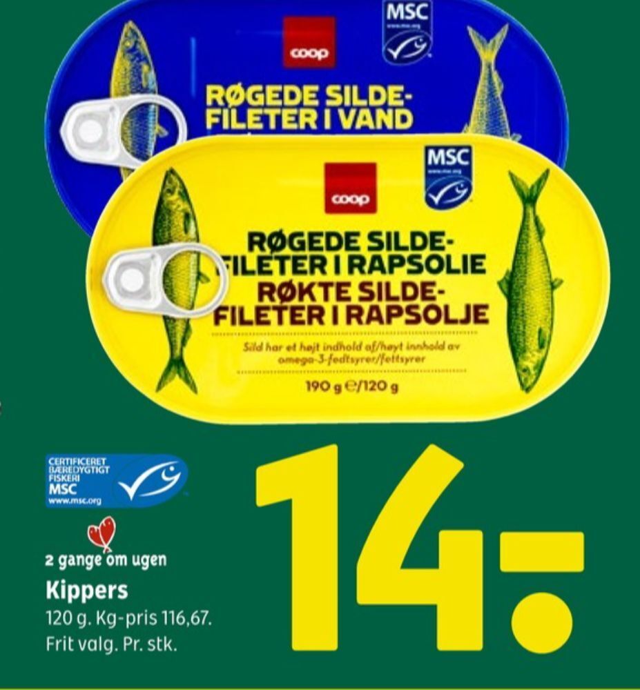 Coop kippers tilbud hos Coop 365