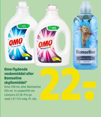 Coop 365 Omo vaskemiddel-flydende tilbud