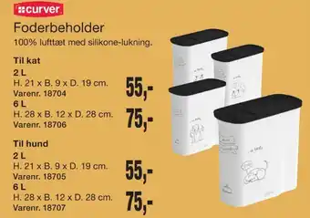 Harald Nyborg Curver foderbeholder tilbud