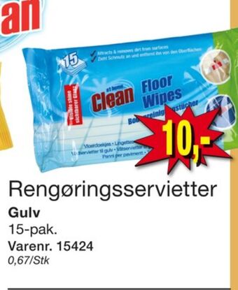 Harald Nyborg At home clean rengøringsservietter tilbud