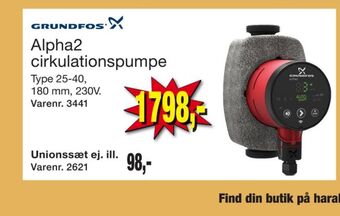 Grundfos cirkulationspumpe