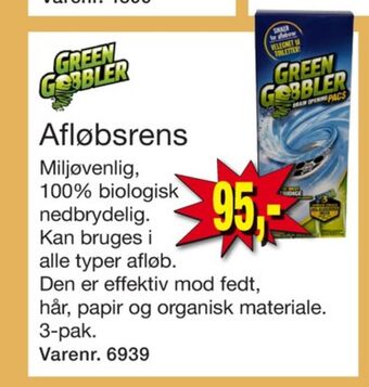 Harald Nyborg Green gobbler afløbsrens tilbud