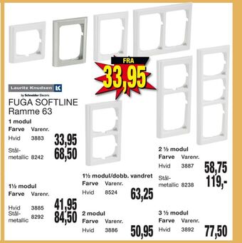 Harald Nyborg Fuga softline ramme tilbud
