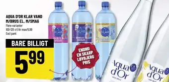 Aqua d'or klar vand m/brus el. m/smag