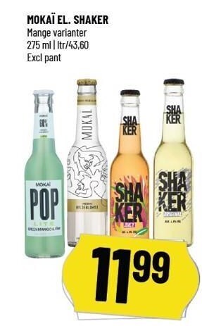 Løvbjerg Mokaï el. shaker tilbud