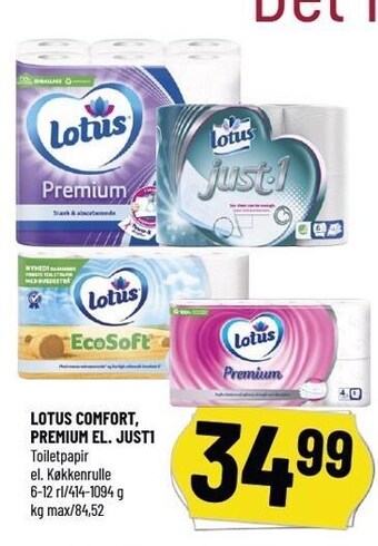 Løvbjerg Lotus comfort premium el. just1 tilbud