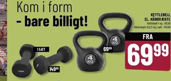 Kettlebell el. håndvægte