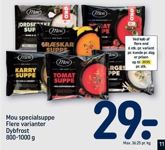 REMA 1000 Mou specialsuppe tilbud
