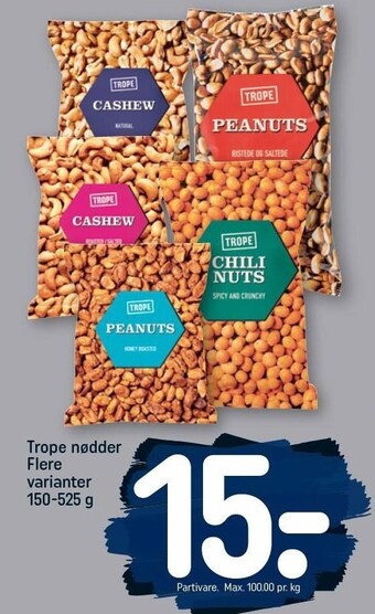 REMA 1000 Trope nødder tilbud