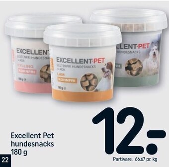 REMA 1000 Excellent pet hundesnacks tilbud