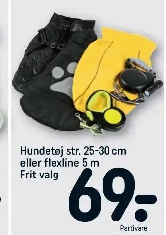 Hundetøj el. flexline