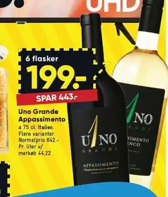 Bilka Uno grande appassimento 6 fl. tilbud
