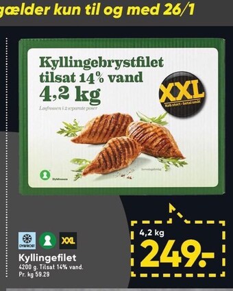 Bilka Kyllingefilet tilbud