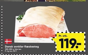 Bilka Dansk ovnklar flæskesteg tilbud