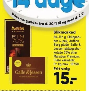 Bilka Slikmarked tilbud