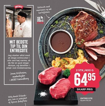 MENY Entrecote tilbud