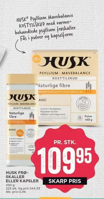 MENY Husk frøskaller el. kapsler tilbud