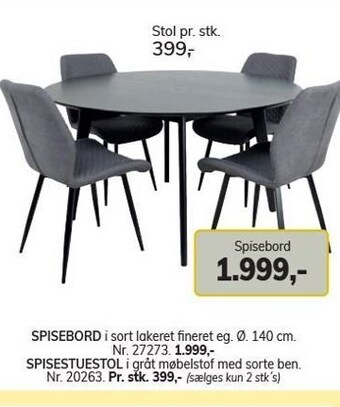 Daells Bolighus Spisebord tilbud